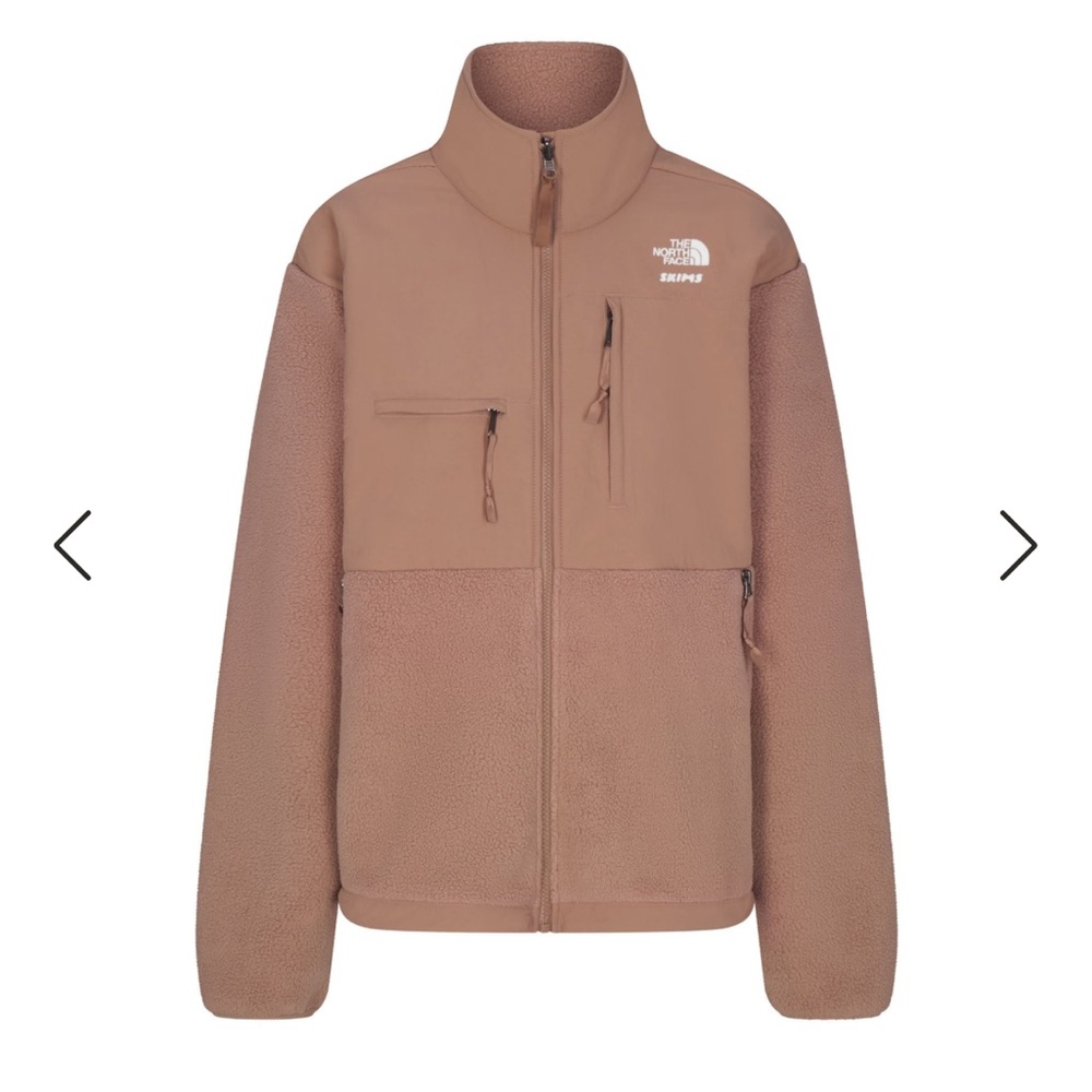 SKIMS NORTH FACE DENALI FLEECE SIENNA SIZE SMALL